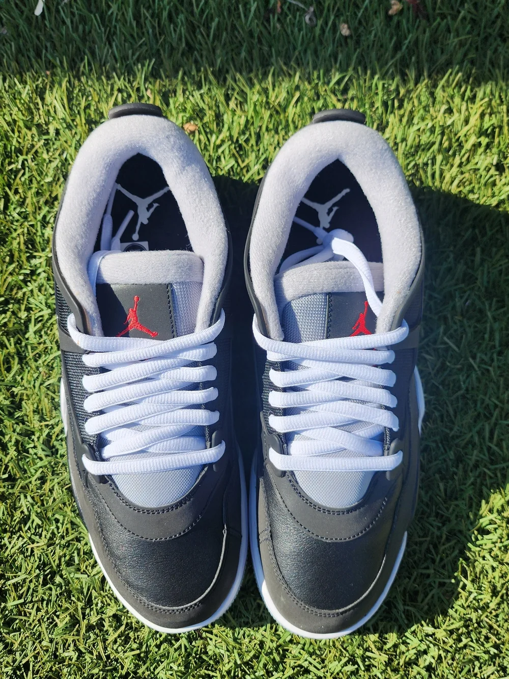Jordan Black and White Sneakers